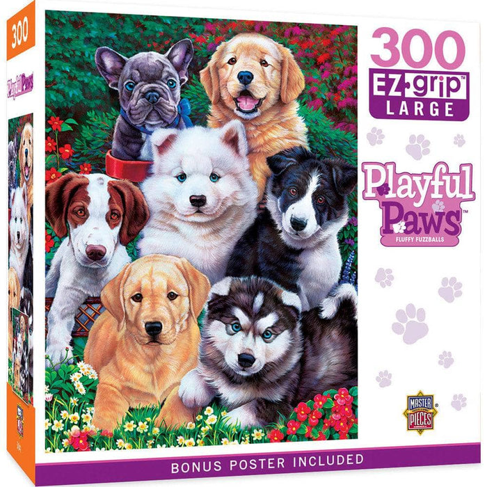 Playful Paws - Fluffy Fuzzballs 300 Piece EZ Grip Jigsaw Puzzle - for just $14.99! 