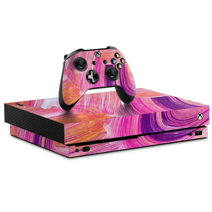 Xbox One X Oil Paint Series Skins - for just $24! 