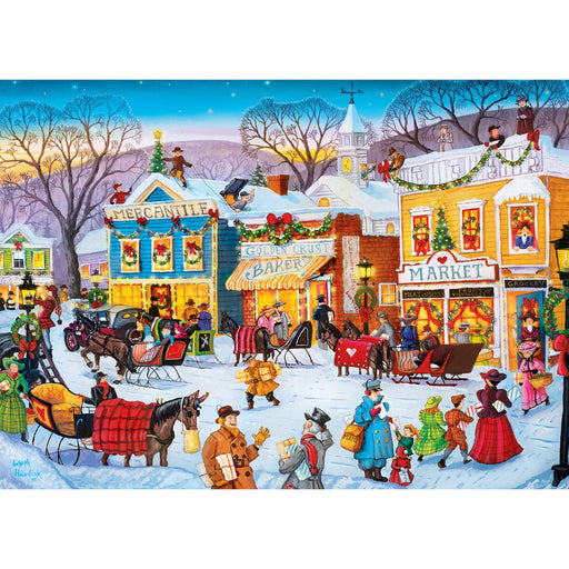 Season's Greetings - Christmas Shopping 1000 Piece Jigsaw Puzzle - Just $16.99! Shop now at Retro Gaming of Denver