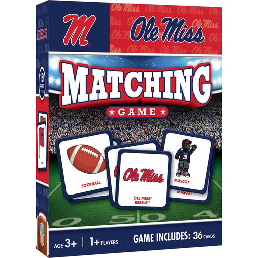 Ole Miss Rebels Matching Game - Premium Card Games - Just $10.39! Shop now at Retro Gaming of Denver