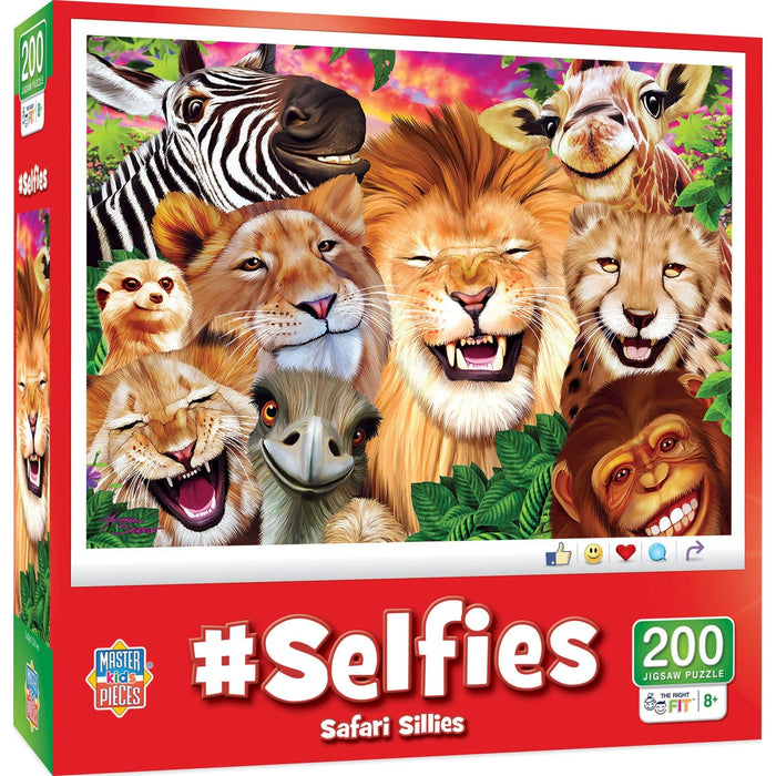 Selfies - Safari Sillies 200 Piece Jigsaw Puzzle - for just $12.99! 