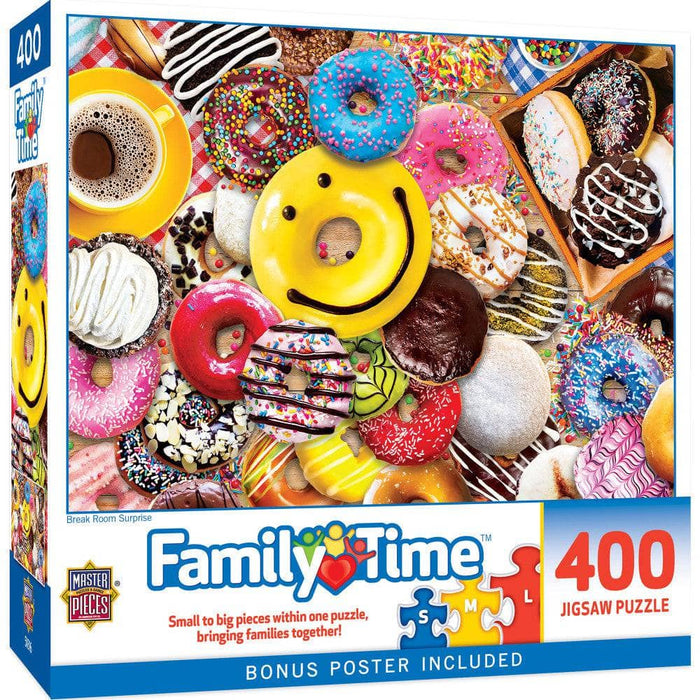 Family Time - Break Room Surprise 400 Piece Jigsaw Puzzle - for just $14.99! 