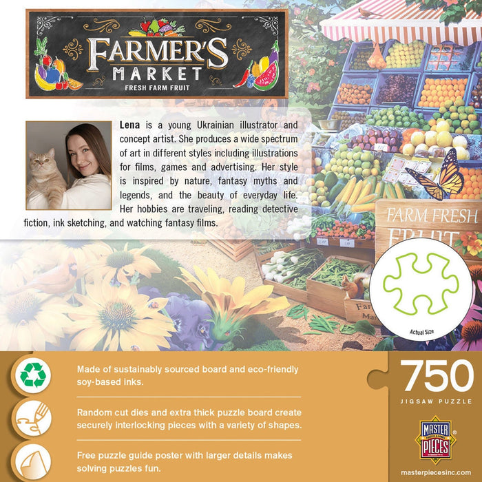 Farmer's Market - Fresh Farm Fruit 750 Piece Jigsaw Puzzle - for just $14.99! 