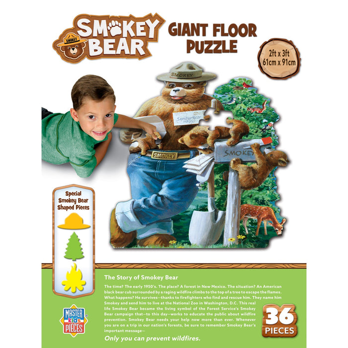 Smokey Bear 36 Piece Floor Jigsaw Puzzle - Just $19.99! Shop now at Retro Gaming of Denver