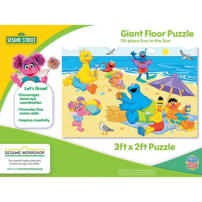 Sesame Street - Fun in The Sun 24 Piece Floor Jigsaw Puzzle - Just $19.99! Shop now at Retro Gaming of Denver