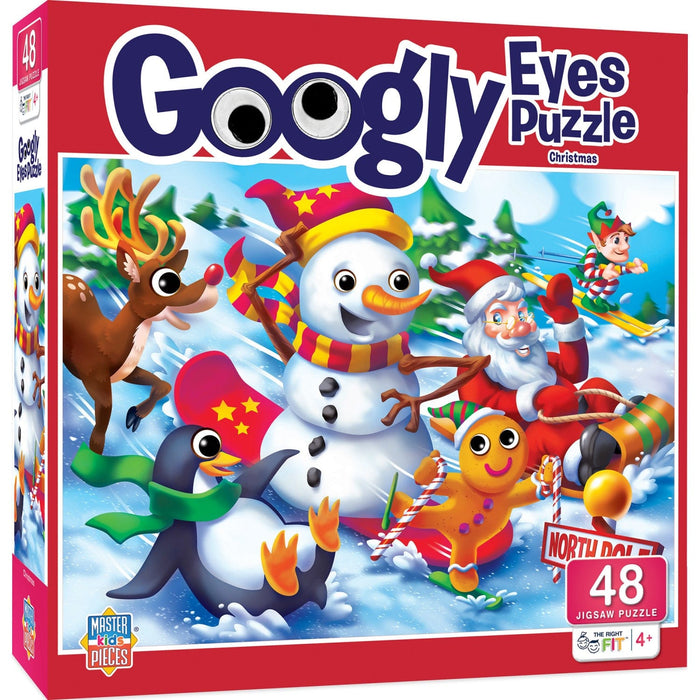 Googly Eyes Christmas 48 Piece Jigsaw Puzzle - for just $12.99! 