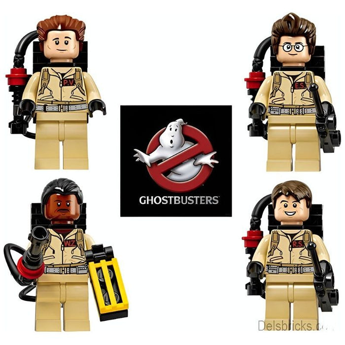 Ghostbusters 4-Piece Minifigures Set (Lego-Compatible Minifigures) - Premium Lego Horror Minifigures - Just $14.99! Shop now at Retro Gaming of Denver