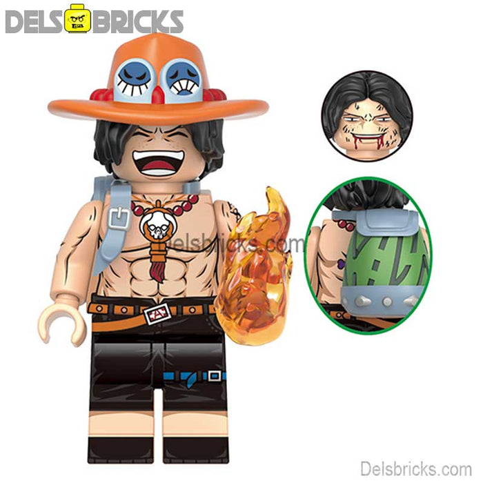 Portgas D Ace NEW ONE PIECE Anime Lego Minifigures custom toys (Lego-Compatible Minifigures) - Just $4.99! Shop now at Retro Gaming of Denver