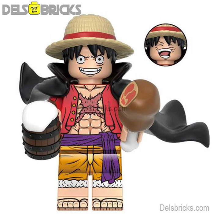 Monkey D Luffy from One Piece Lego Anime Minifigures with Cape - Just $4.99! Shop now at Retro Gaming of Denver