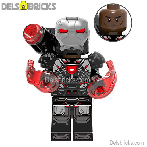 War Machine Black& Red Suit Lego Marvel Custom Minifigures (Lego-Compatible Minifigures) - Premium Minifigures - Just $4.25! Shop now at Retro Gaming of Denver