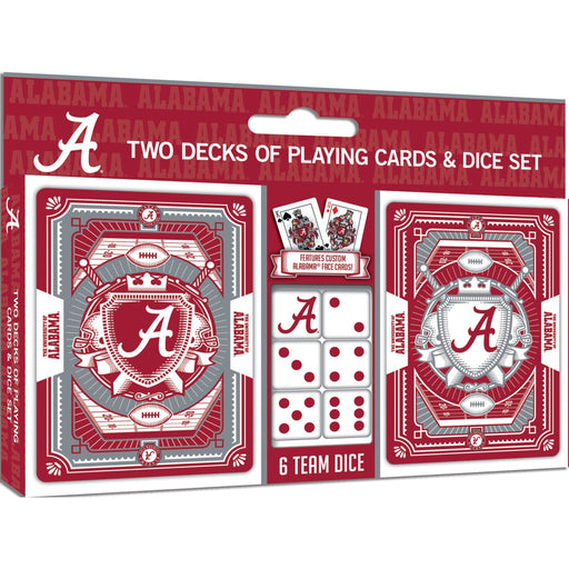 Alabama Crimson Tide - 2-Pack Playing Cards & Dice Set - Just $19.99! Shop now at Retro Gaming of Denver