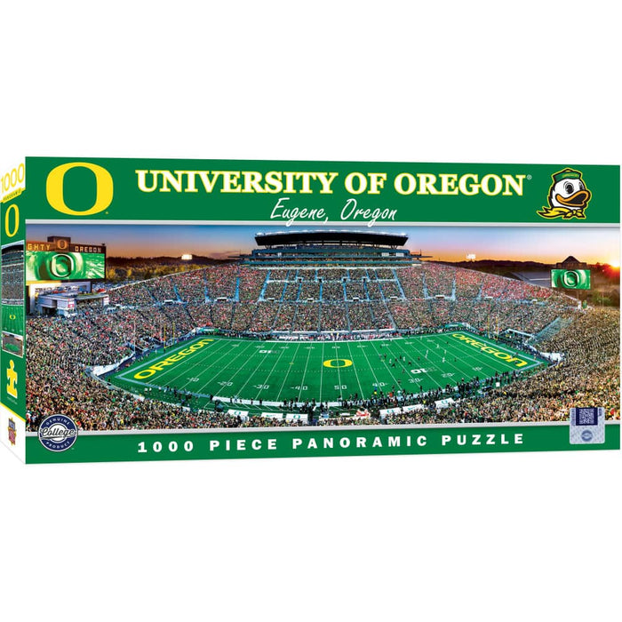 Oregon Ducks - 1000 Piece Panoramic Jigsaw Puzzle - for just $19.99! 