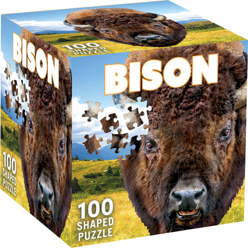 Bison 100 Piece Shaped Jigsaw Puzzle - Just $7.99! Shop now at Retro Gaming of Denver