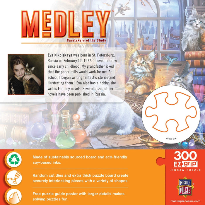 Medley - Caretakers of the Study 300 Piece EZ Grip Jigsaw Puzzle - for just $14.99! 