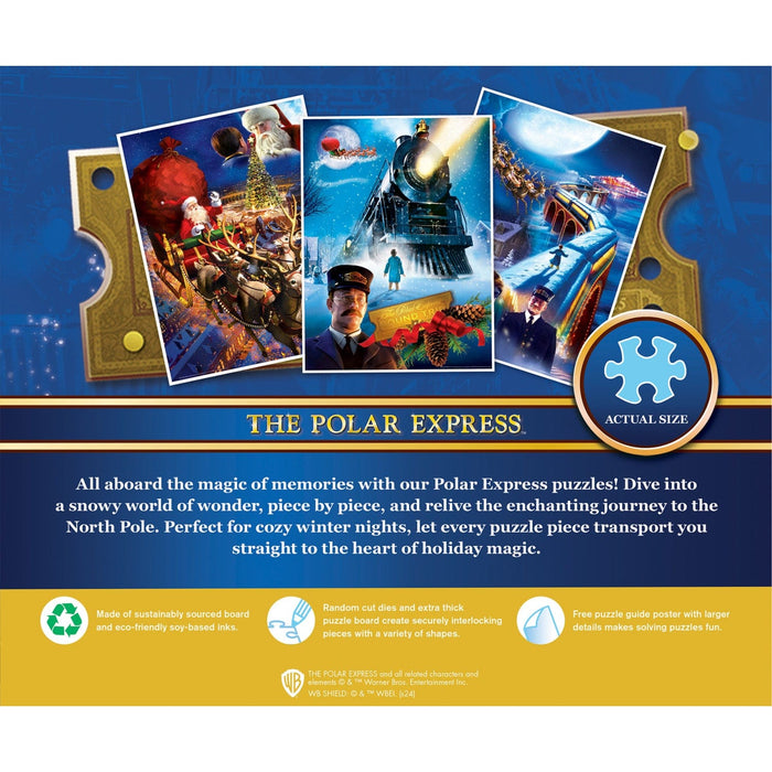 The Polar Express 3-pack 500 Piece Jigsaw Puzzle - for just $24.99! 