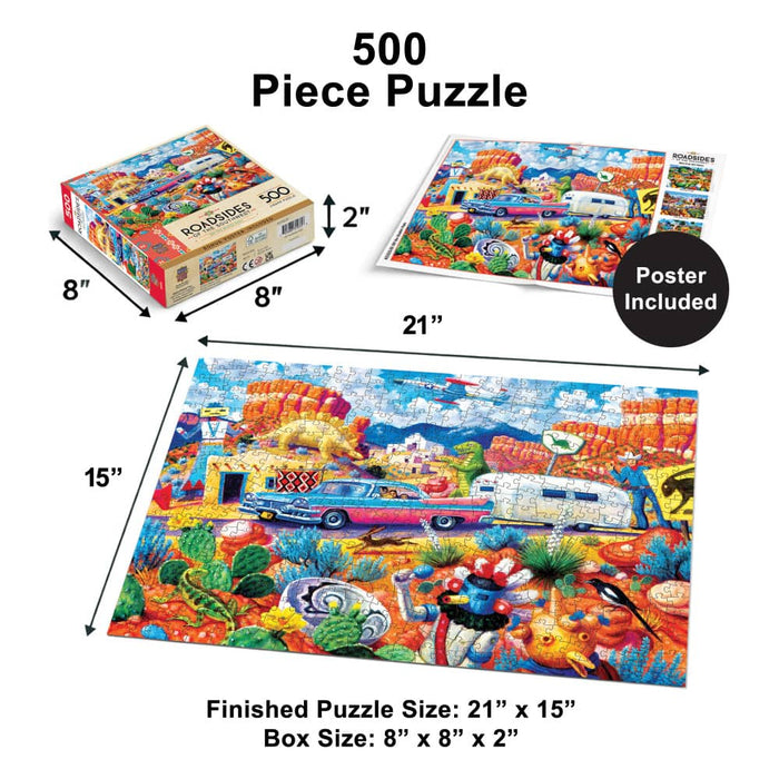 Roadsides of the Southwest - Off the Beaten Path 500 Piece Jigsaw Puzzle - for just $14.99! 