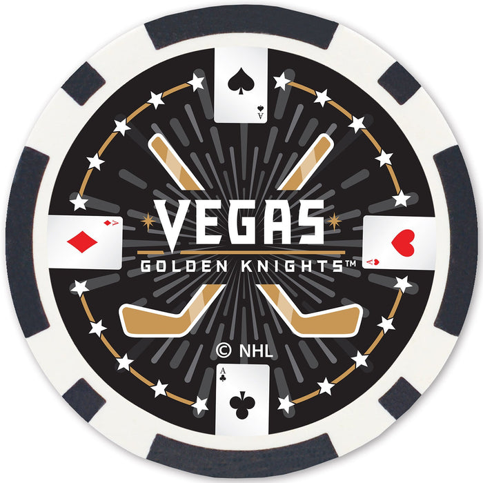 Las Vegas Golden Knights 100 Piece Poker Chips - Just $20.99! Shop now at Retro Gaming of Denver