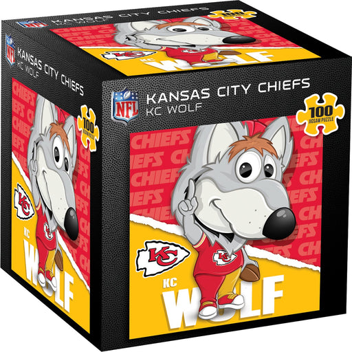 KC Wolf - Kansas City Chiefs Mascot 100 Piece Jigsaw Puzzle - Just $7.99! Shop now at Retro Gaming of Denver