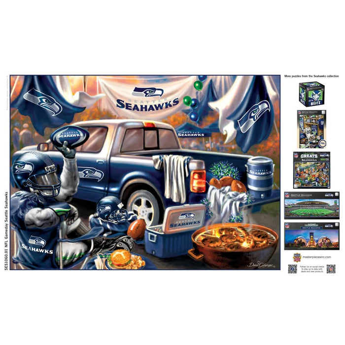 Seattle Seahawks - Gameday 1000 Piece Jigsaw Puzzle - for just $19.99! 