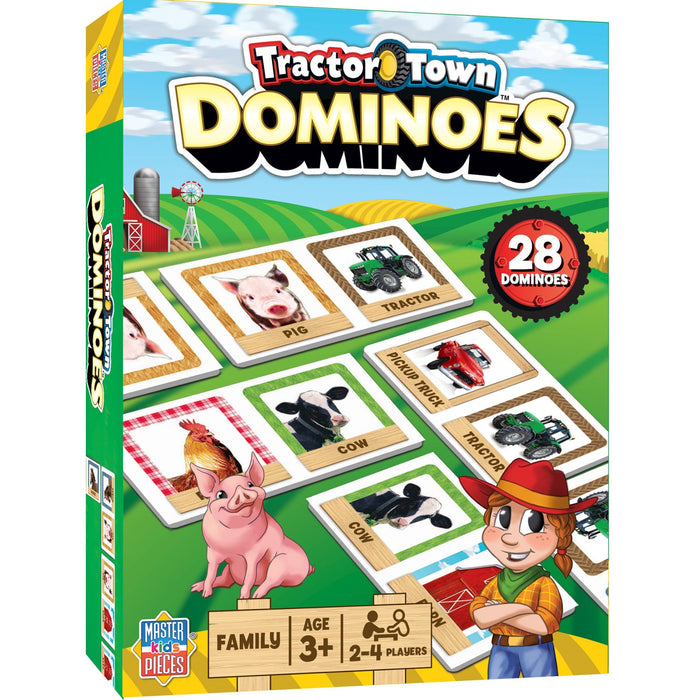 Tractor Town Picture Dominoes - Premium Kids Games - Just $9.99! Shop now at Retro Gaming of Denver