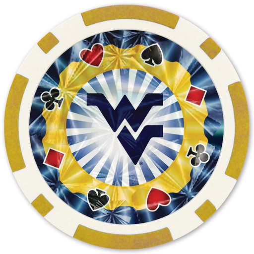 West Virginia Mountaineers 20 Piece Poker Chips - Just $5.99! Shop now at Retro Gaming of Denver