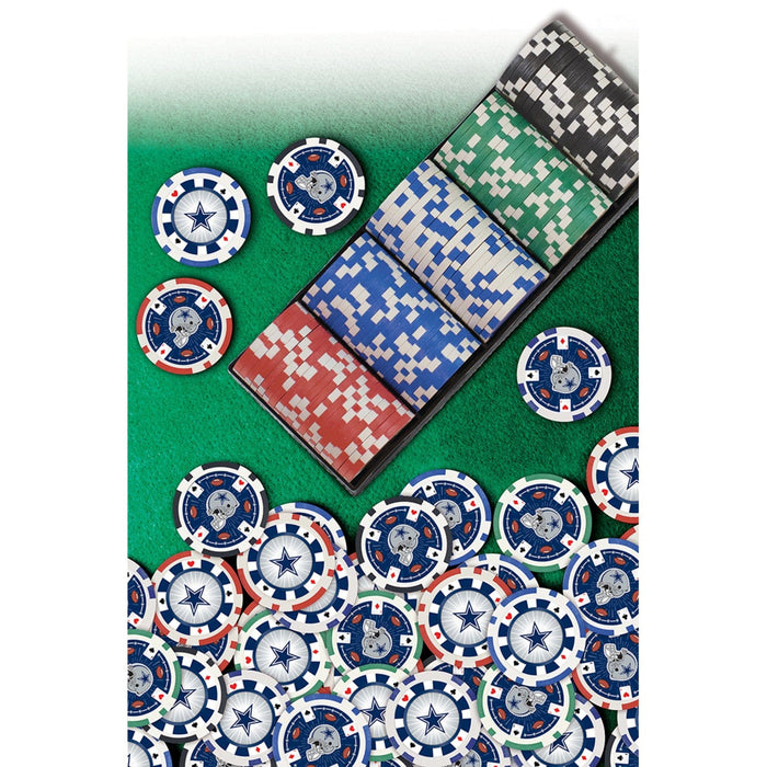 Dallas Cowboys 100 Piece Poker Chips - for just $24.99! 