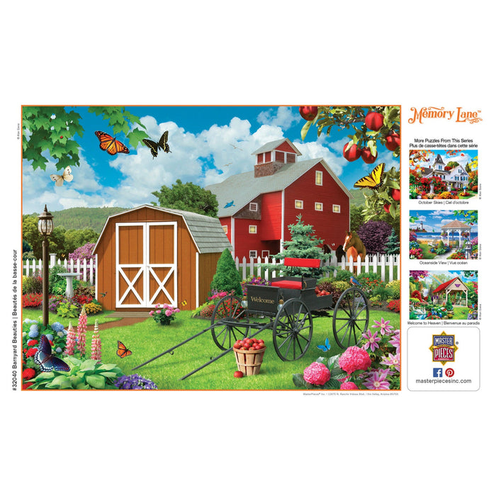 Memory Lane - Barnyard Beauties 300 Piece EZ Grip Jigsaw Puzzle - Just $14.99! Shop now at Retro Gaming of Denver