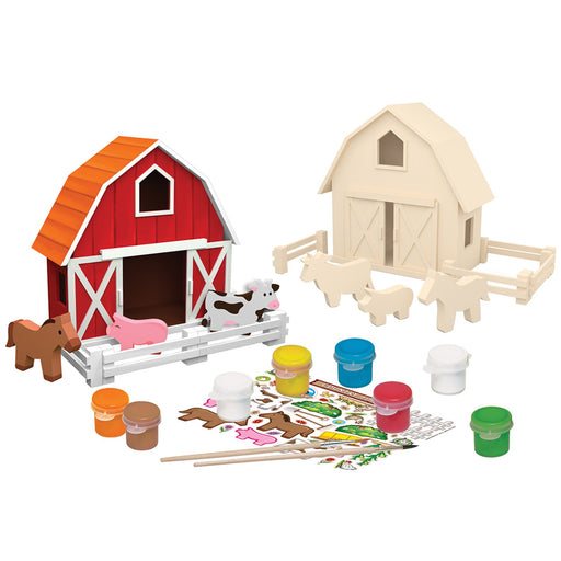 Country Farm Wood Wood Craft & Paint Kit - Just $19.99! Shop now at Retro Gaming of Denver