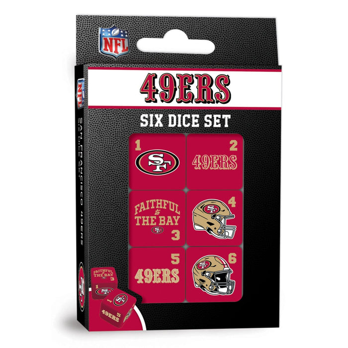 San Francisco 49ers Dice Set - 19mm - for just $7.99! 
