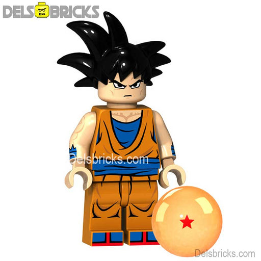 Dragon Ball Z Super Saiyan Goku Anime Lego-Compatible Minifigures - Premium Minifigures - Just $4.99! Shop now at Retro Gaming of Denver