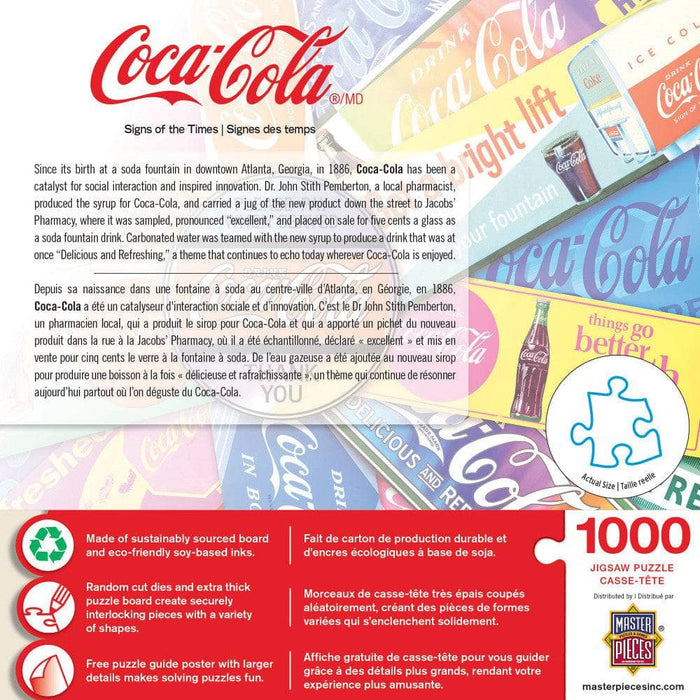 Coca-Cola - Signs of the Times 1000 Piece Jigsaw Puzzle - for just $16.99! 