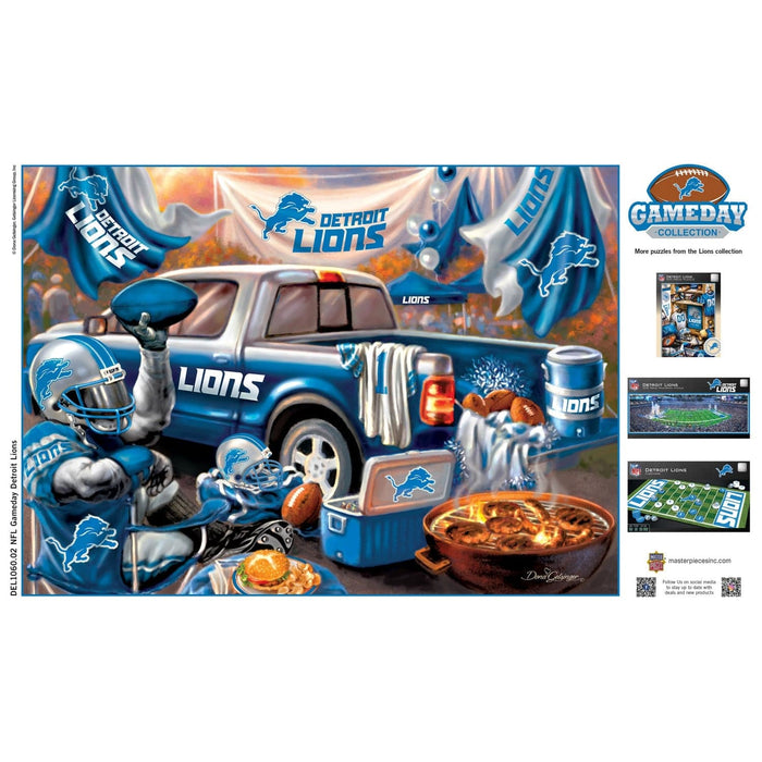 Detroit Lions - Gameday 1000 Piece Jigsaw Puzzle - for just $19.99! 