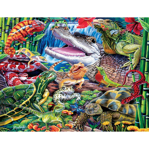 World of Animals - Reptile Friends 100 Piece Jigsaw Puzzle - Just $9.99! Shop now at Retro Gaming of Denver