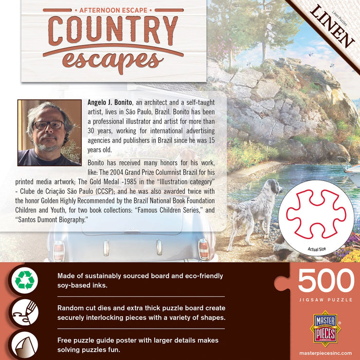 Country Escapes - Afternoon Escape 500 Piece Jigsaw Puzzle - Just $14.99! Shop now at Retro Gaming of Denver