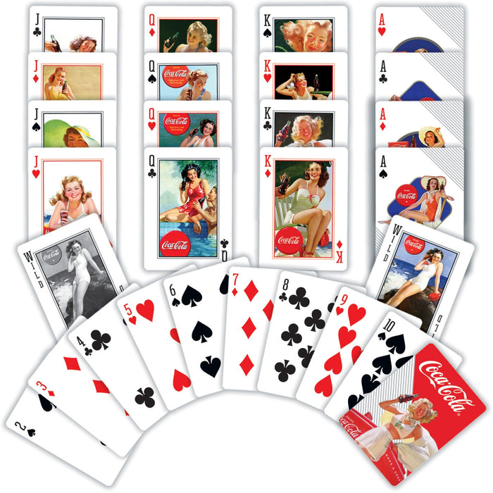 Coca-Cola Classic Ads Playing Cards - 54 Card Deck - Just $6.99! Shop now at Retro Gaming of Denver