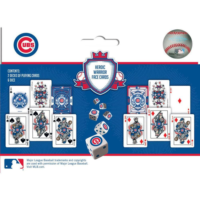 Chicago Cubs - 2-Pack Playing Cards & Dice Set - for just $19.99! 