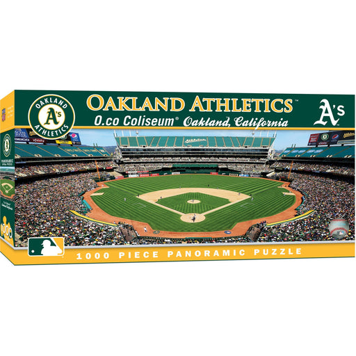 Oakland Athletics - 1000 Piece Panoramic Jigsaw Puzzle - Just $11.99! Shop now at Retro Gaming of Denver