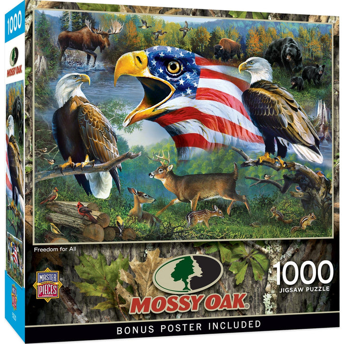 Mossy Oak - Freedom for All 1000 Piece Jigsaw Puzzle - for just $16.99! 