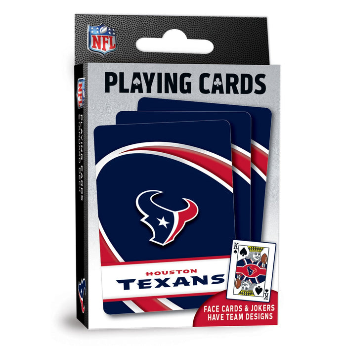 Houston Texans Playing Cards - 54 Card Deck - Just $6.99! Shop now at Retro Gaming of Denver