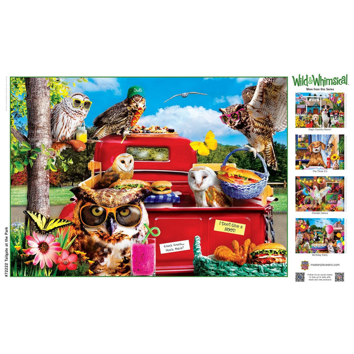 Wild & Whimsical - Tailgate at the Park 1000 Piece Jigsaw Puzzle - for just $12.99! 