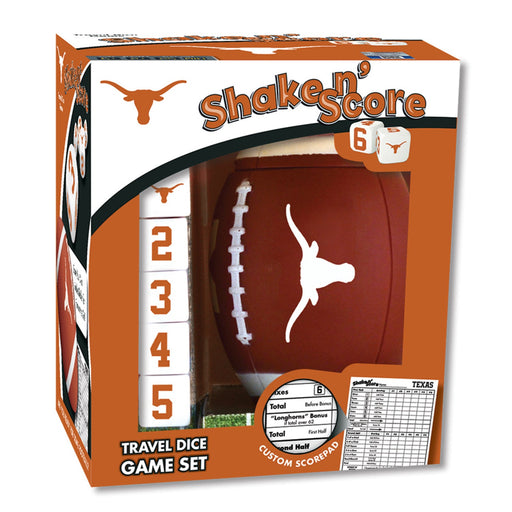 Texas Longhorns Shake n' Score - Premium Dice Games - Just $19.99! Shop now at Retro Gaming of Denver