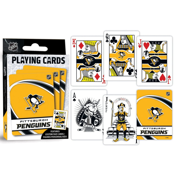 Pittsburgh Penguins Playing Cards - 54 Card Deck - for just $7.99! 