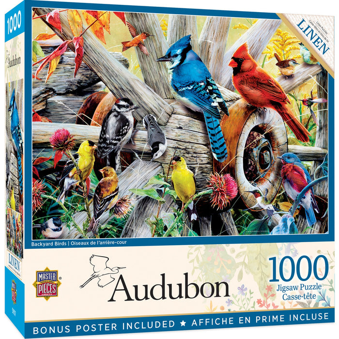 Audubon - Backyard Birds 1000 Piece Jigsaw Puzzle - Just $16.99! Shop now at Retro Gaming of Denver