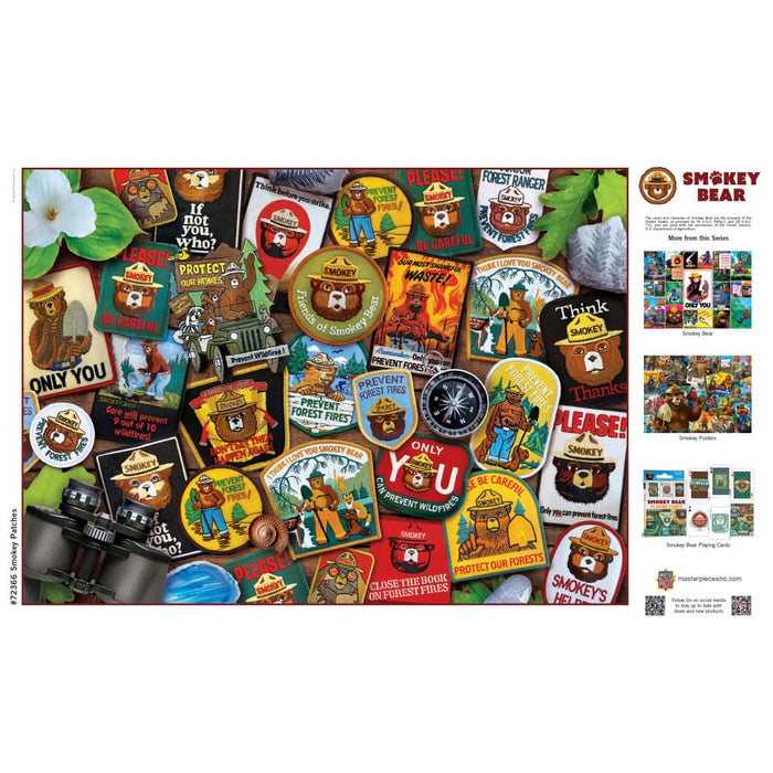 Smokey Bear Patches 1000 Piece Jigsaw Puzzle - for just $16.99! 