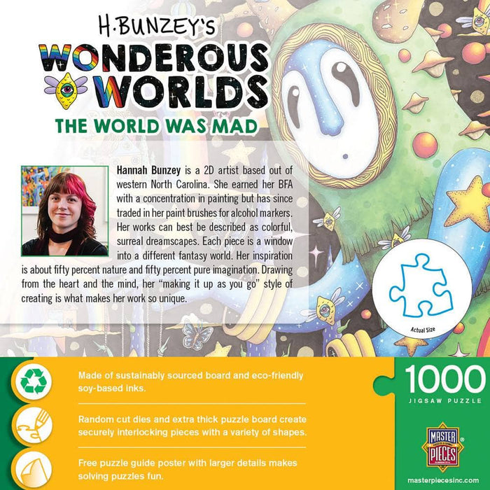 Wonderous Worlds - The World Was Mad 1000 Piece Jigsaw Puzzle - for just $16.99! 