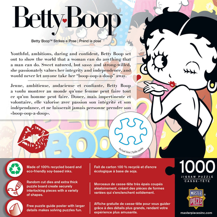 Betty Boop - Strikes a Pose 1000 Piece Jigsaw Puzzle - Just $16.99! Shop now at Retro Gaming of Denver