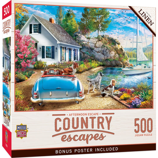 Country Escapes - Afternoon Escape 500 Piece Jigsaw Puzzle - Just $14.99! Shop now at Retro Gaming of Denver