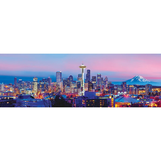 Seattle, Washington 1000 Piece Panoramic Jigsaw Puzzle - Just $19.99! Shop now at Retro Gaming of Denver