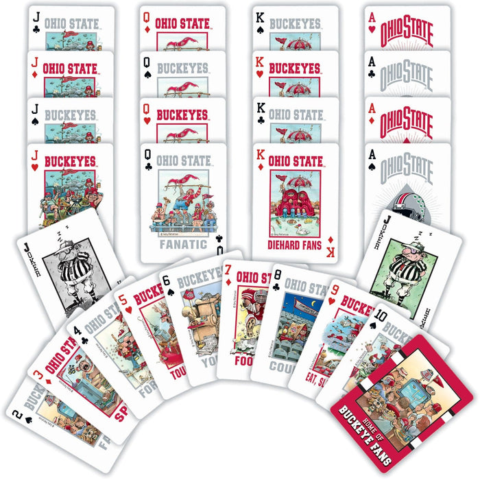 Ohio State Buckeyes Fan Deck Playing Cards - 54 Card Deck - for just $7.99! 