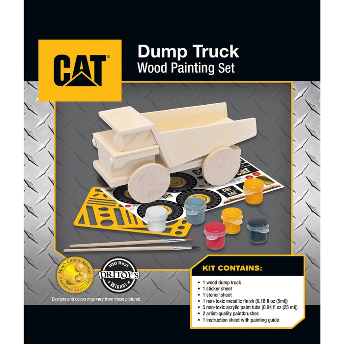 CAT - Caterpillar Dump Truck Wood Craft & Paint Kit - for just $19.99! 
